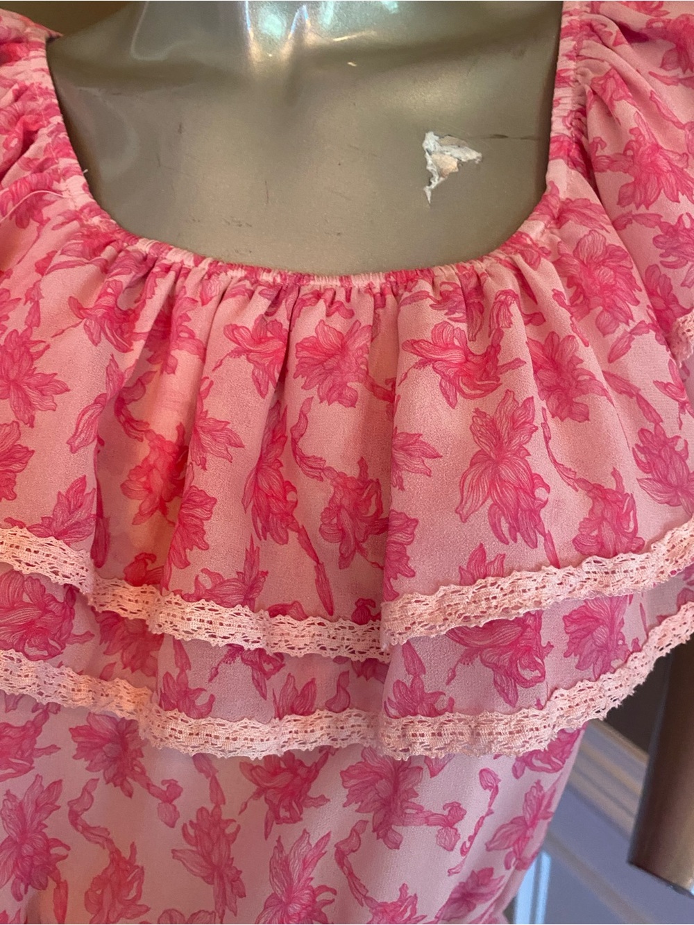 NWT Allison New York August Mini Dress Pink Floral size S - Picture 3 of 6